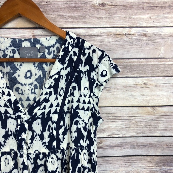 Anthropologie | Ladder Lace Tunic Top Size XS - Picture 4 of 7